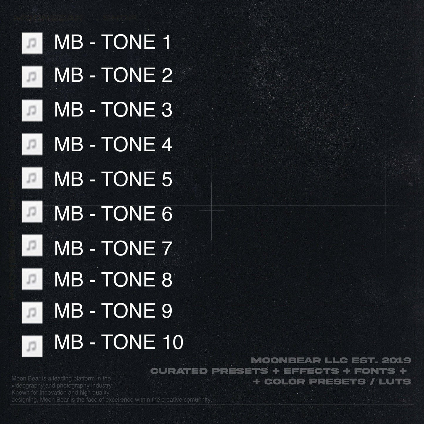 TONES - Royalty FREE MUSIC - moonbear.shop