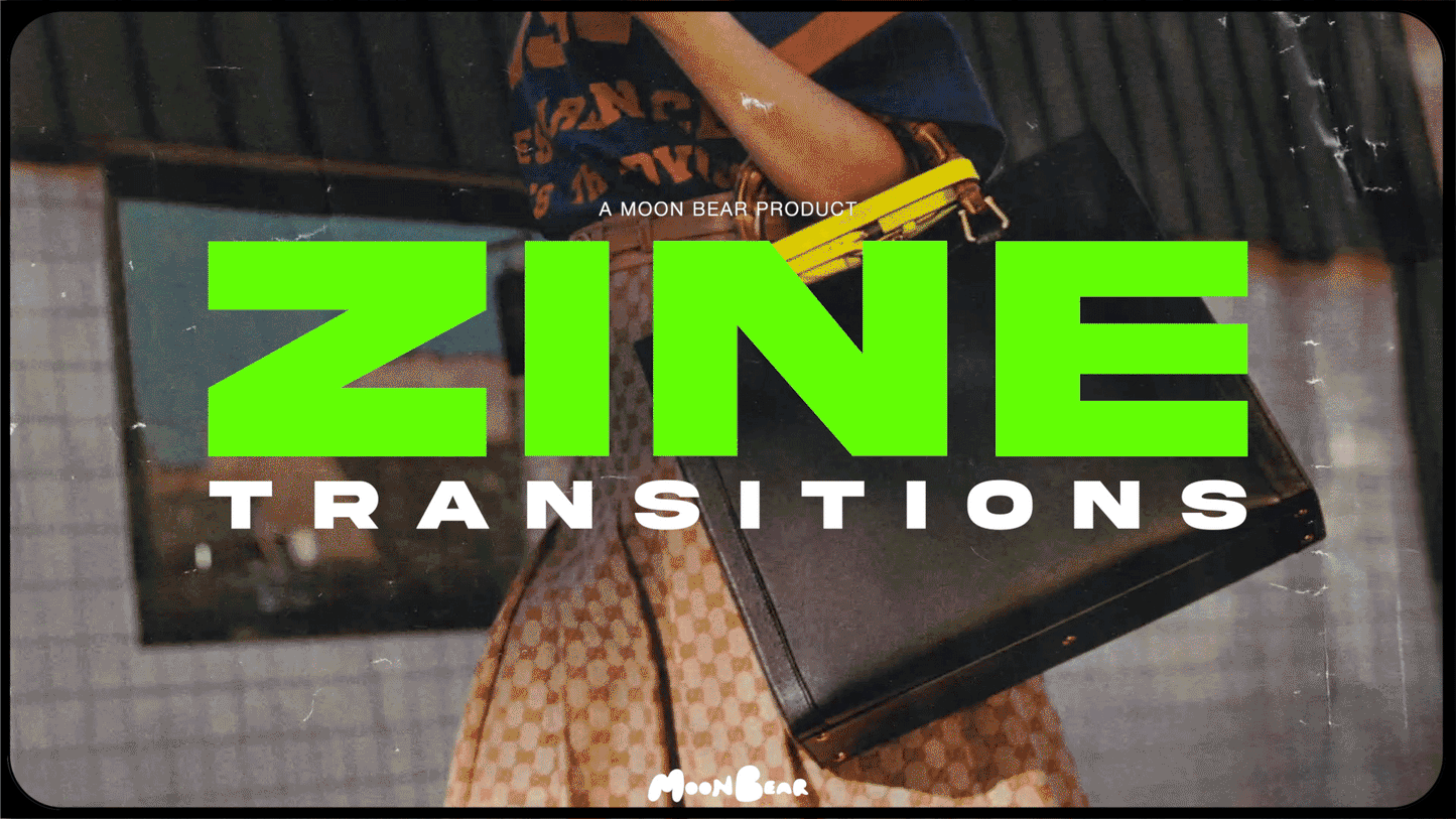 ZINE TRANSITIONS - moonbear.shop