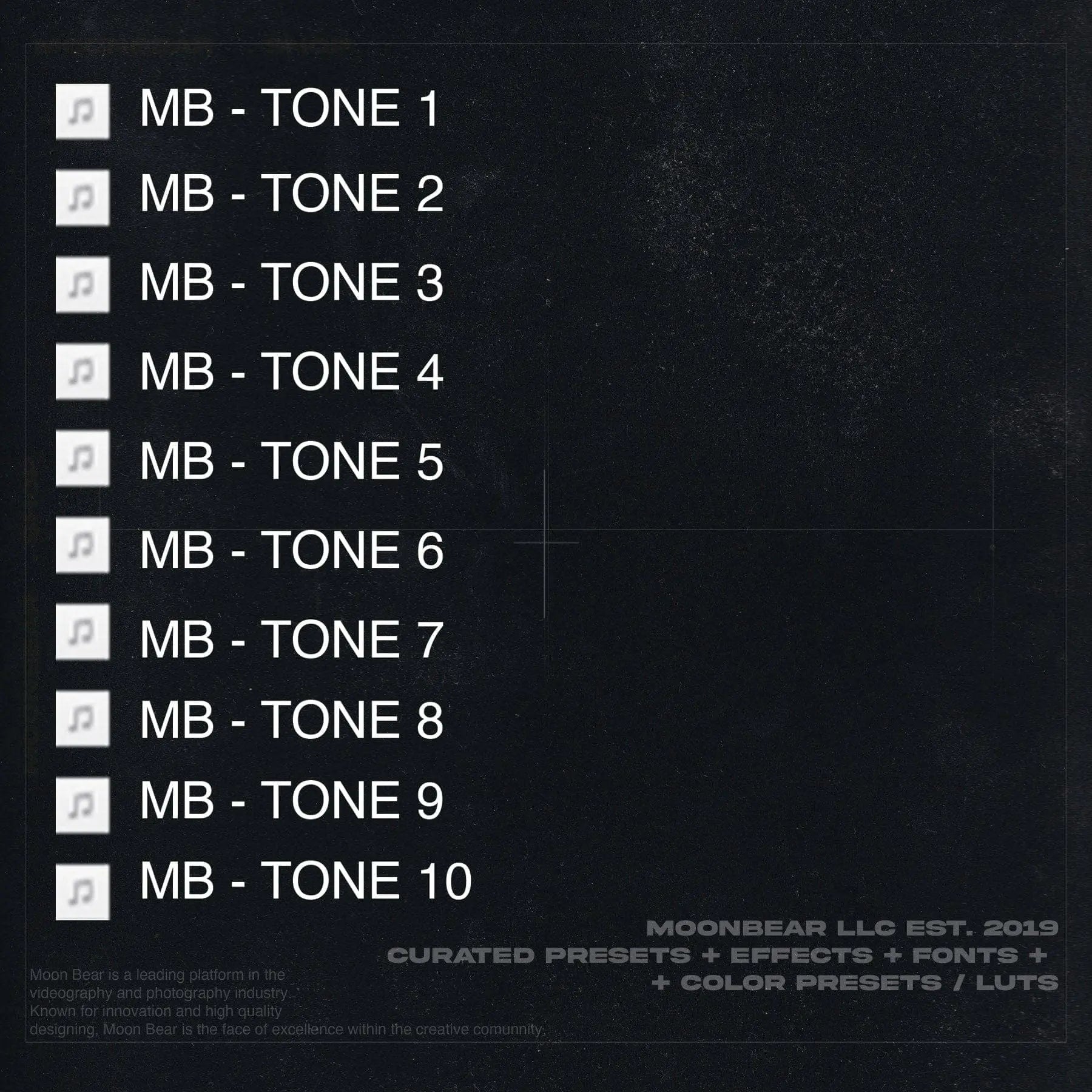 TONES - Royalty FREE MUSIC - moonbear.shop