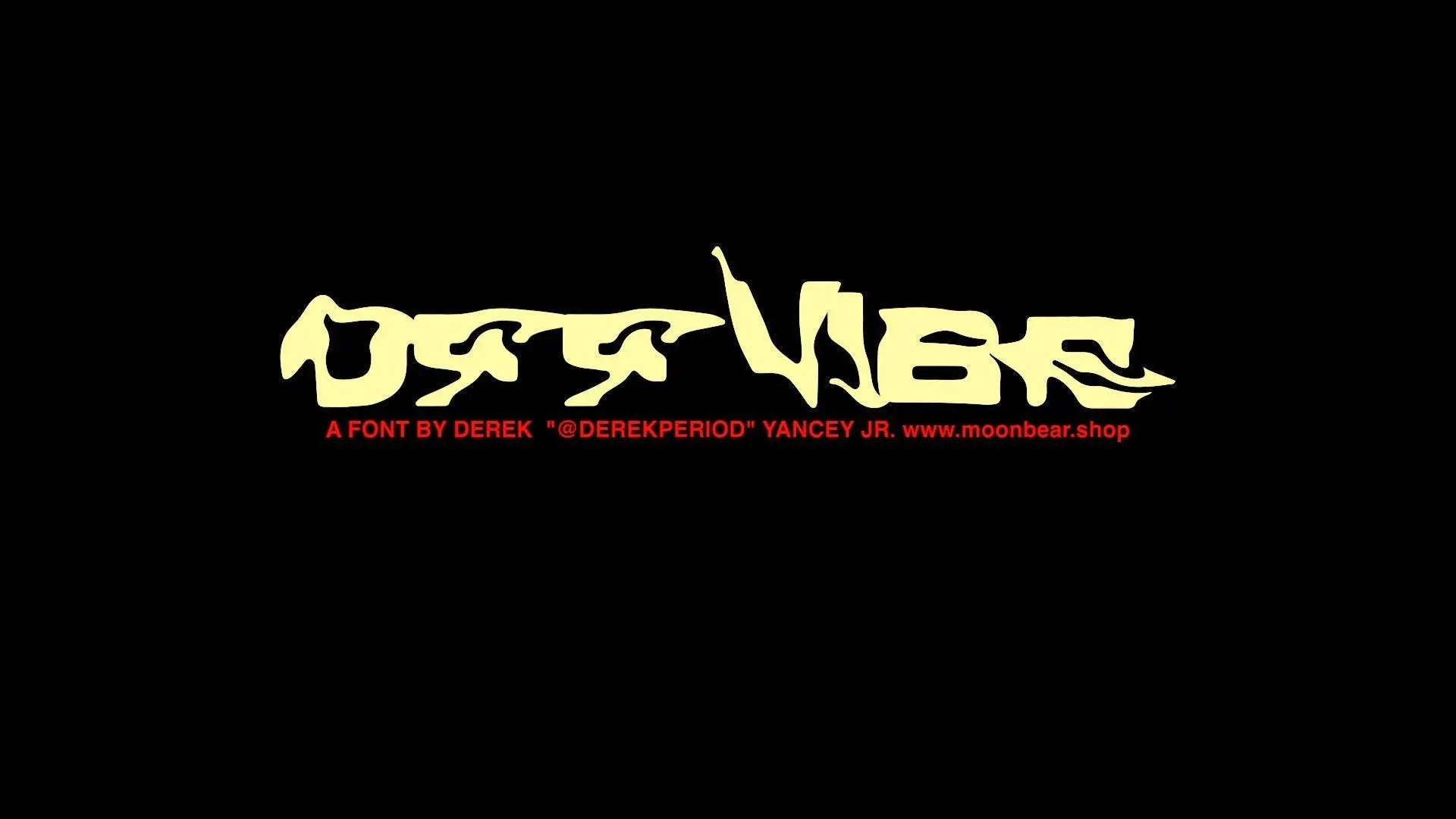OFF-VIBE FONT moonbear.shop