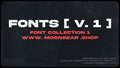 FONTS [V-1] - moonbear.shop