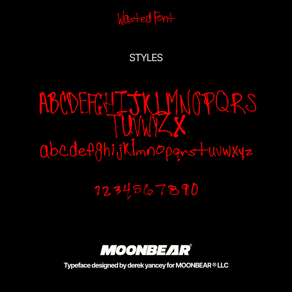 Wasted Font