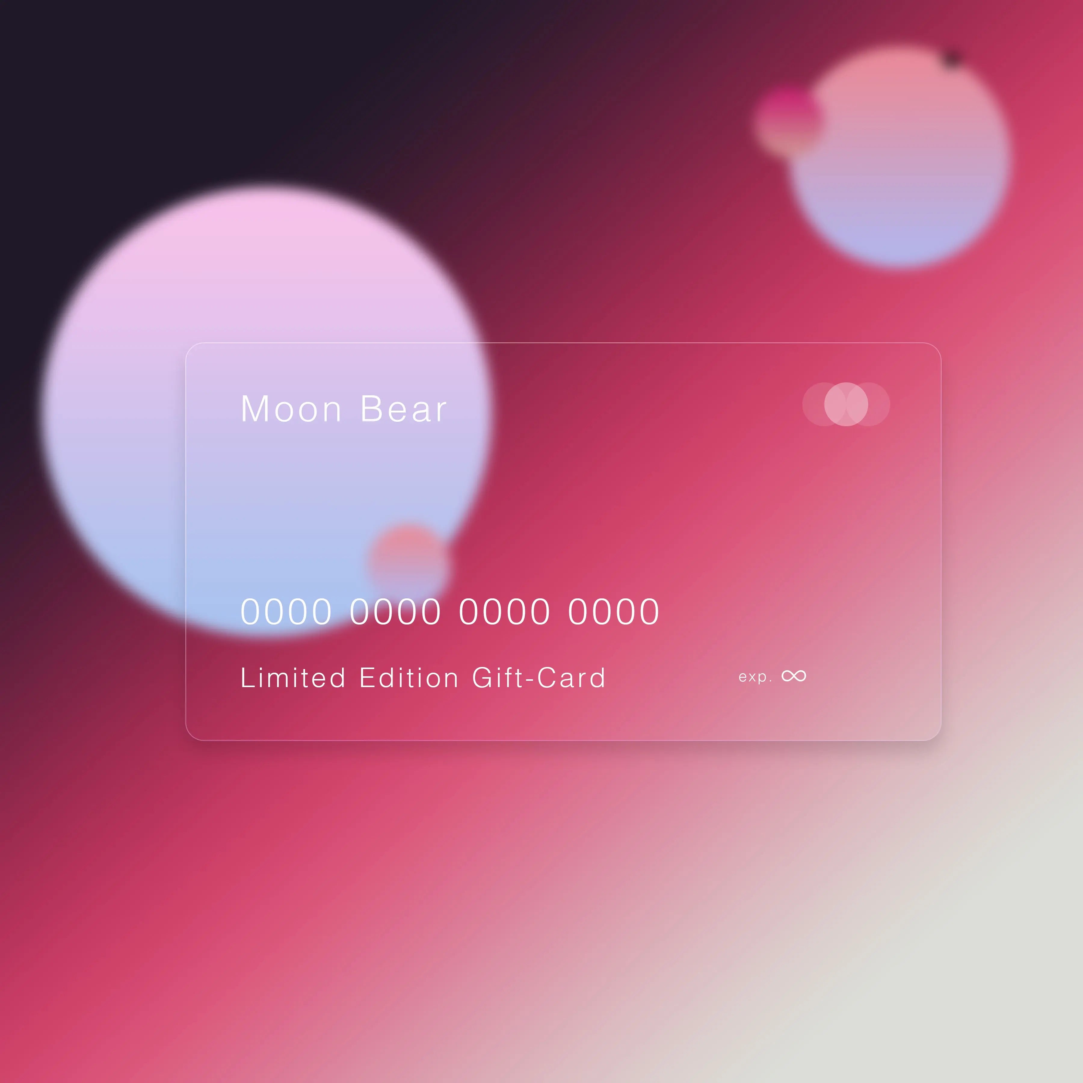 Credit Card Mockup for Adobe Photoshop moonbear.shop