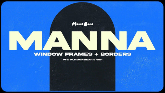 MANNA - Window Frames + Photoshop Mockups - moonbear.shop