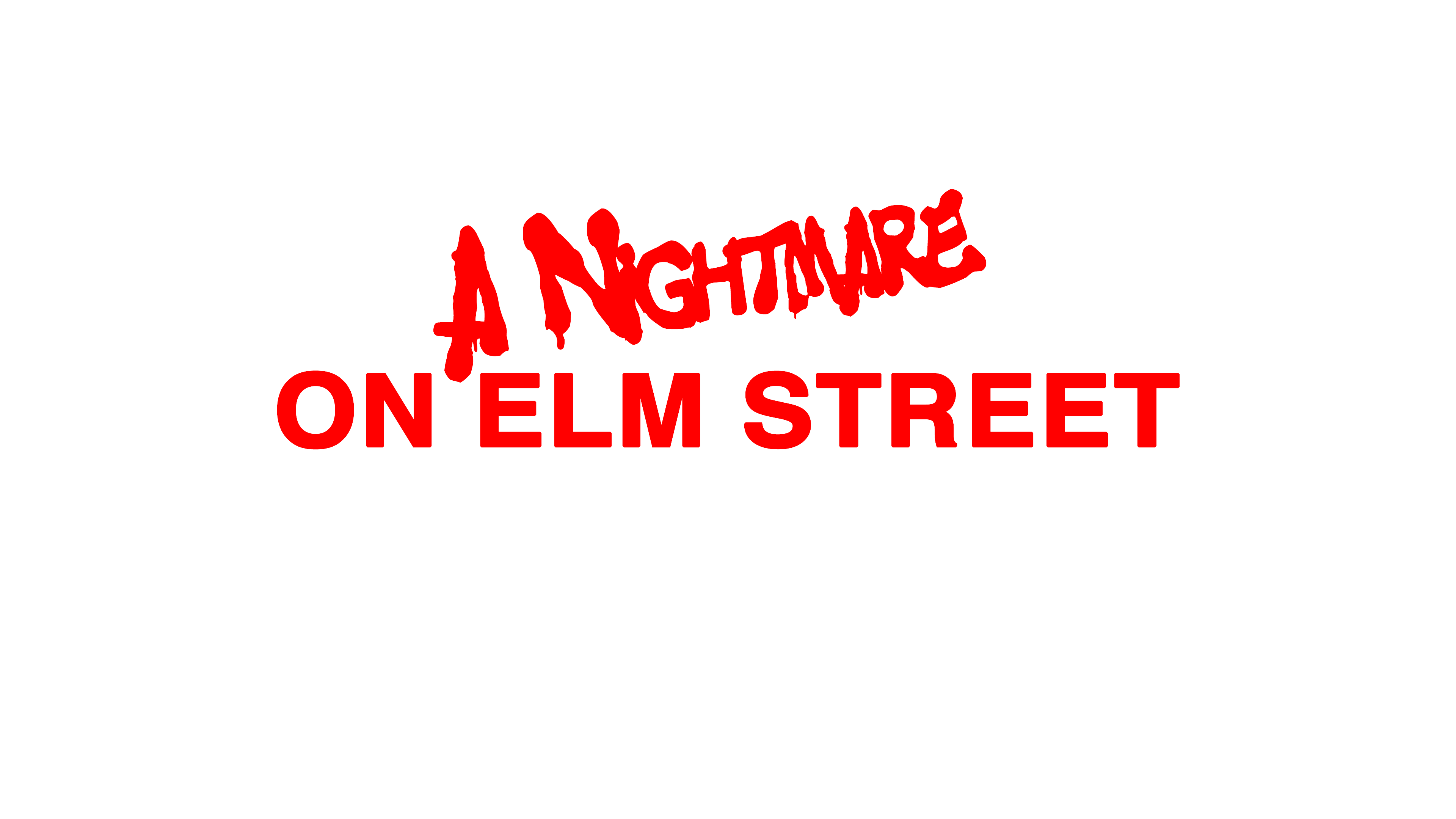 A Nightmare on Elm Street style movie title preset – MoonBear Movie Film Title Templates