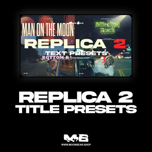 Replica 2 - Text Presets - moonbear.shop