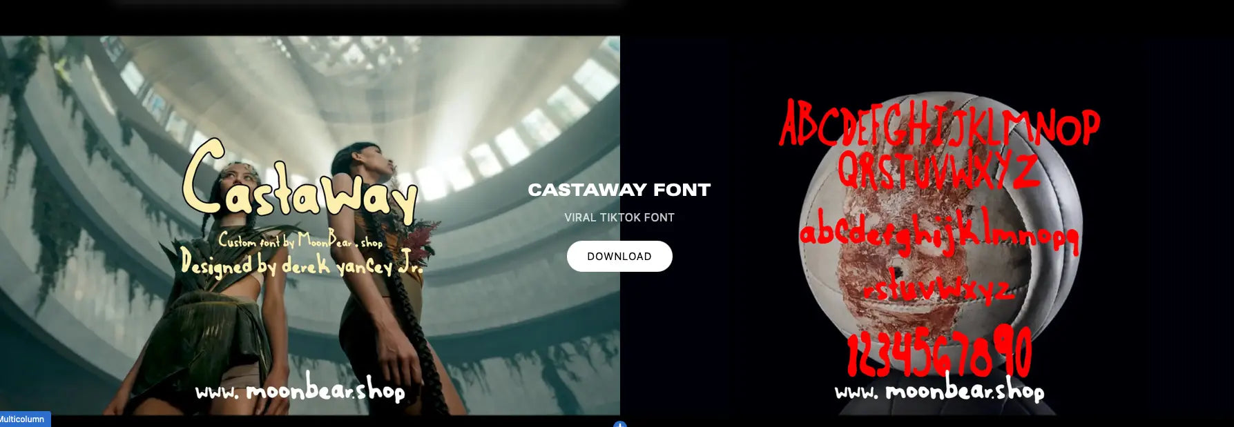 Castaway Font moonbear.shop