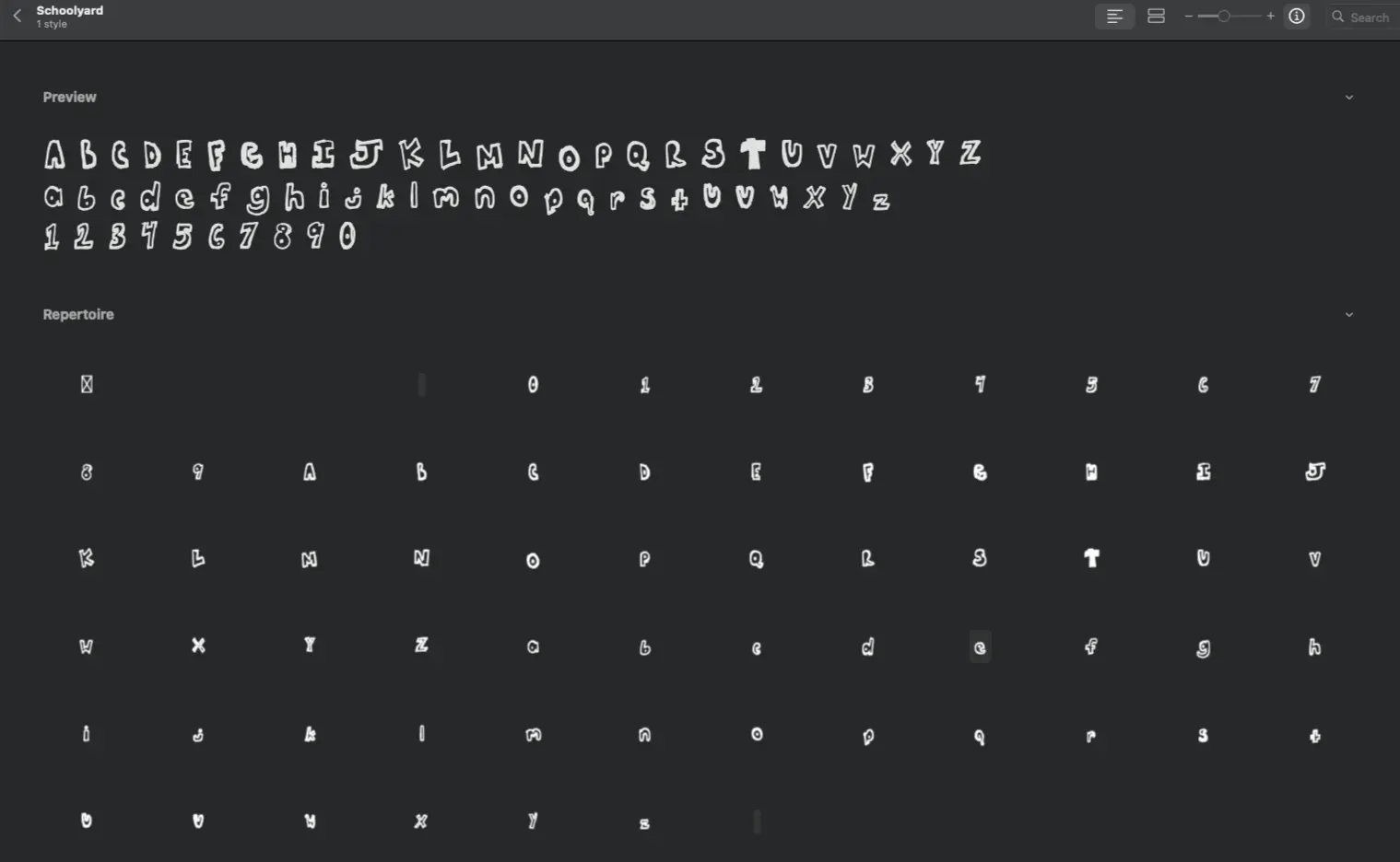 SchoolYard Font moonbear.shop