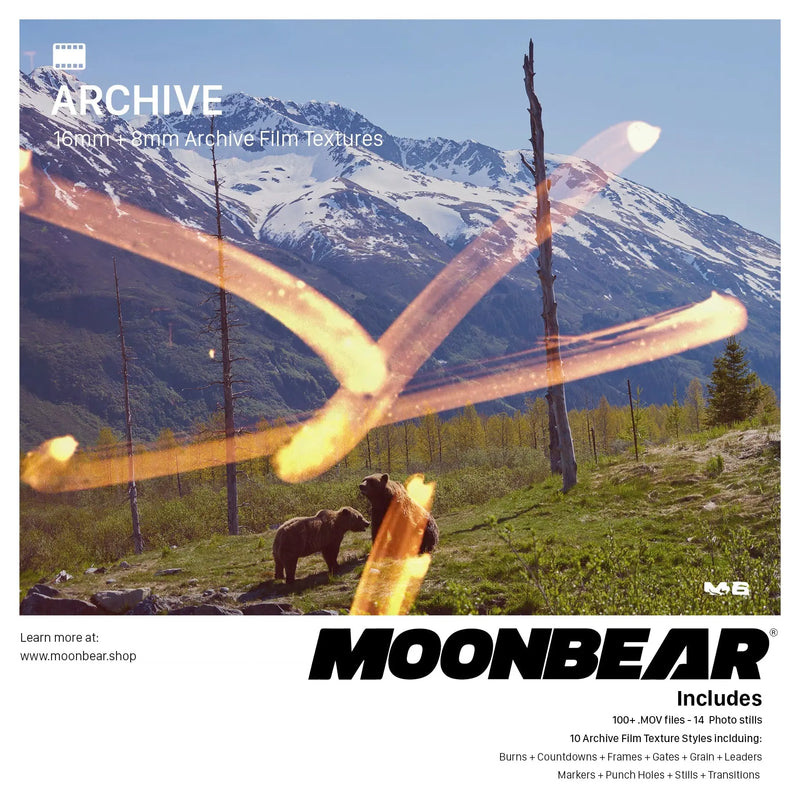 Archive Film Textures moonbear.shop