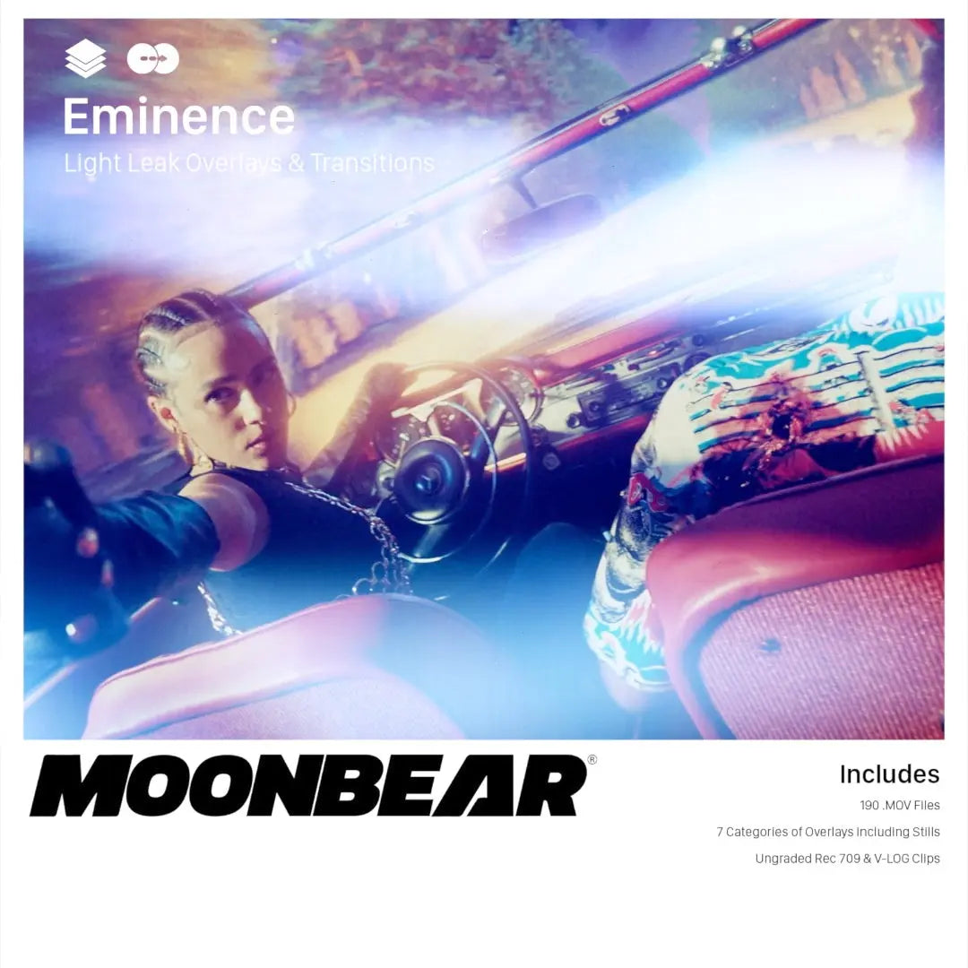 Eminence - Light leak overlays moonbear.shop
