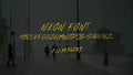 Neon Font moonbear.shop