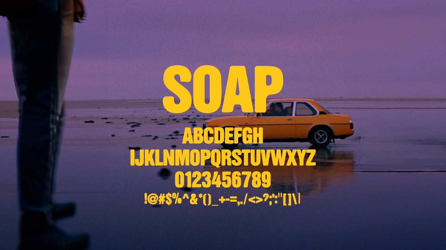 Soap font
