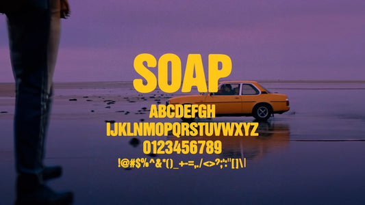 Soap font